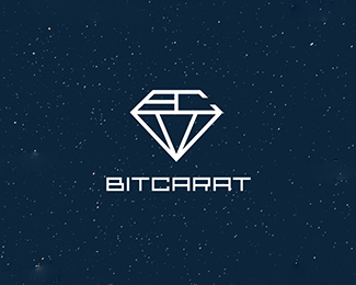 Bitcarat珠宝店商标设计